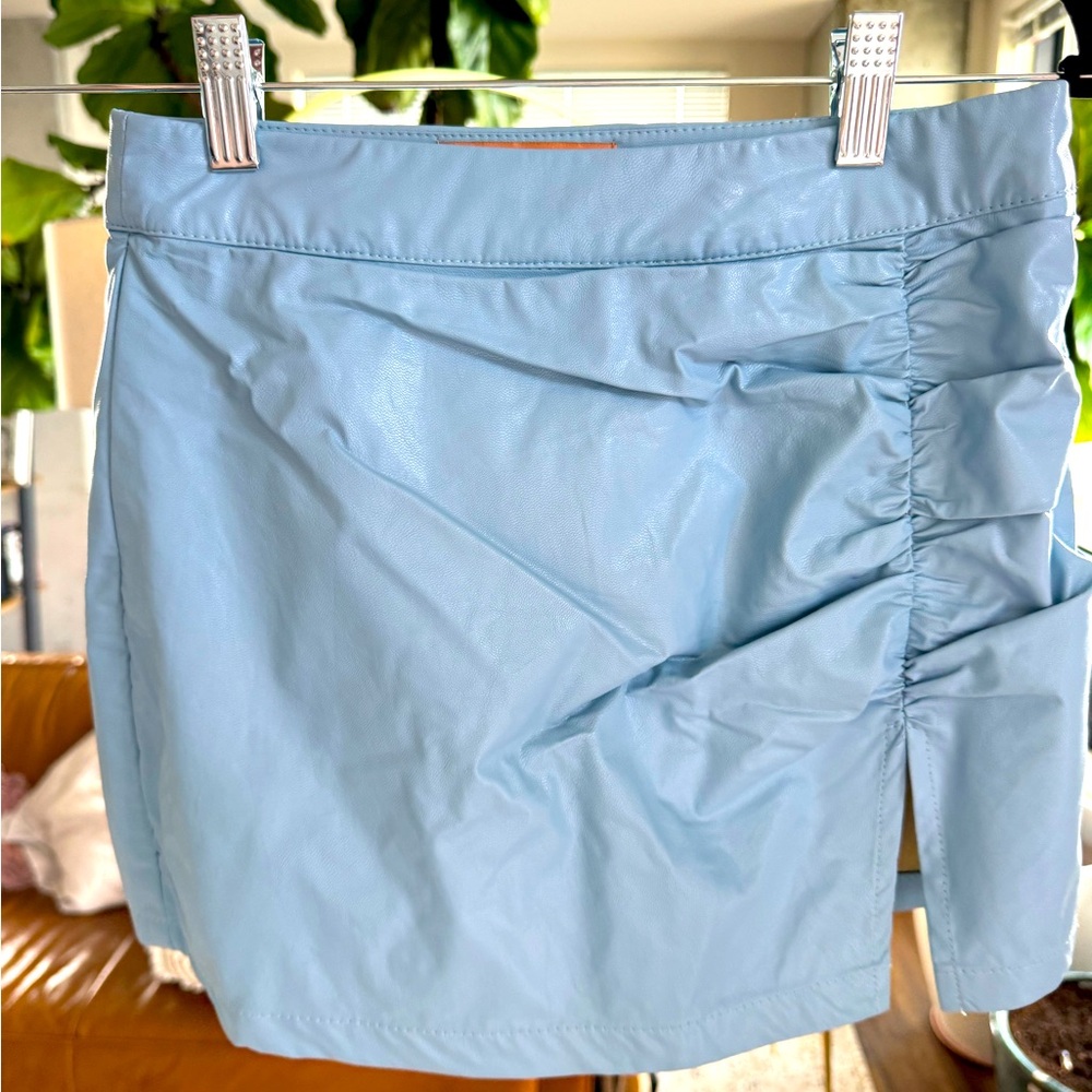 Stella Dallas small faux leather skort